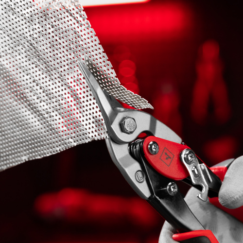 Ножницы по металлу, 250 мм, левый рез, сталь CRMO, двухкомпонентные рукоятки, PRO Matrix по ценам производителя в Уфе с доставкой по всей России