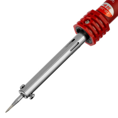 Паяльник, пластиковая рукоятка, медный наконечник с долговечным защитным покрытием, 220 В, 30 W Matrix по ценам производителя в Уфе с доставкой по всей России