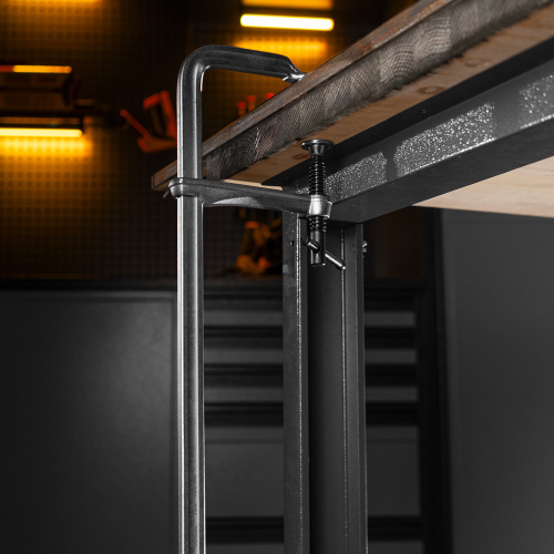 Струбцина F-образная, 100x400мм, кованая Denzel по ценам производителя в Уфе с доставкой по всей России