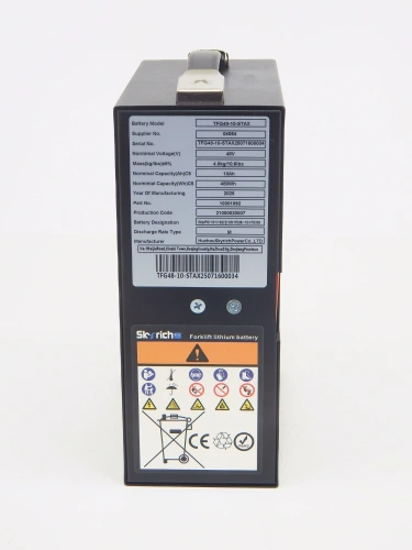 Аккумулятор литий-полимерный (Li-pol) 48В/10Ач 175х87х210  для тележек PPTH/EPT/EPTH по ценам производителя в Уфе с доставкой по всей России