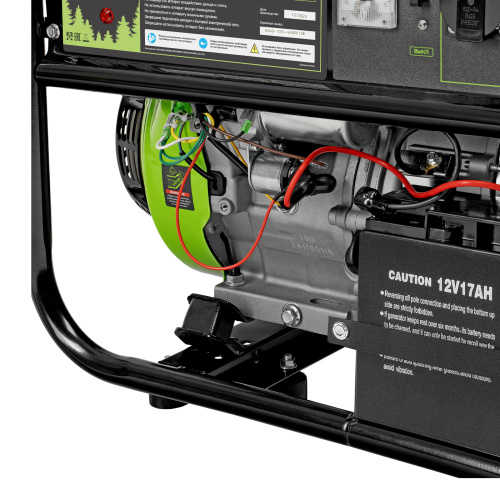 Генератор бензиновый БС-8000Э, 6,6 кВт, 230В, четырехтактный, 25 л, электростартер Сибртех по ценам производителя в Уфе с доставкой по всей России