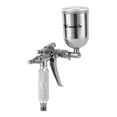 Краскораспылитель пневматический для финишных работ с верхним бачком V 0,1 л, сопло D 0.5 мм Matrix по ценам производителя в Уфе с доставкой по всей России