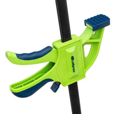 Струбцина F-образная, быстрозажимная, 200 х 70 х 420 мм, пластиковый корпус, фиксатор, двухкомпонентная рукоятка Сибртех по ценам производителя в Уфе с доставкой по всей России