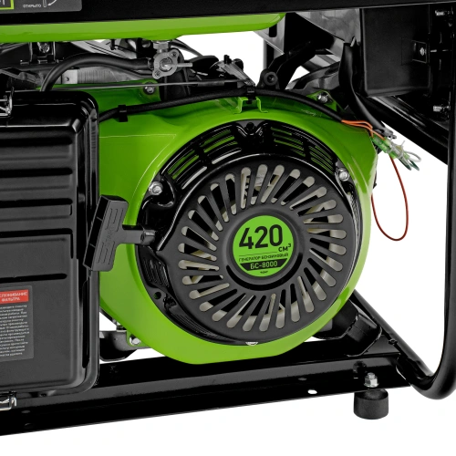 Генератор бензиновый БС-8000, 6,6 кВт, 230В, четырехтактный, 25 л, ручной стартер Сибртех по ценам производителя в Уфе с доставкой по всей России
