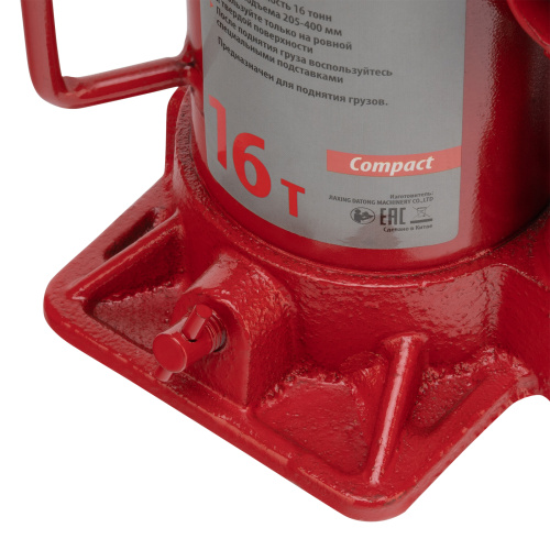 Домкрат гидравлический бутылочный 16 т, h подъема 205-400 мм Sparta Compact по ценам производителя в Уфе с доставкой по всей России