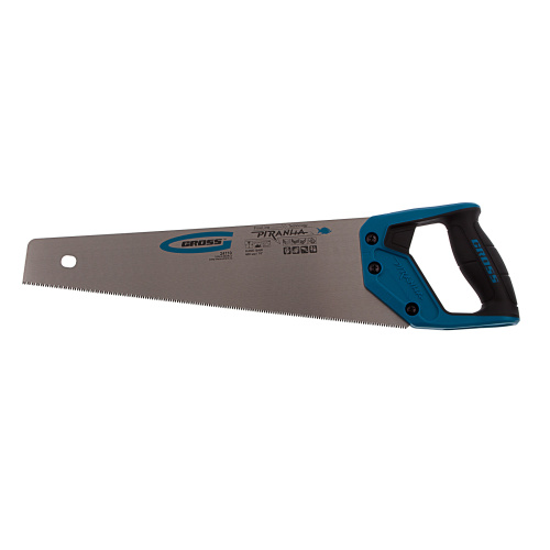 Ножовка по дереву "Piranha", 400 мм, 11-12 TPI, зуб-3D, каленый зуб, двухкомпонентная рукоятка Gross по ценам производителя в Уфе с доставкой по всей России