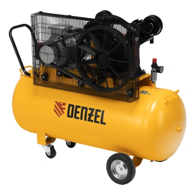 Компрессор воздушный рем. привод BCV 5500-T/200, 5,5 кВт, 200 литров, 850 л/мин Denzel по ценам производителя в Уфе с доставкой по всей России