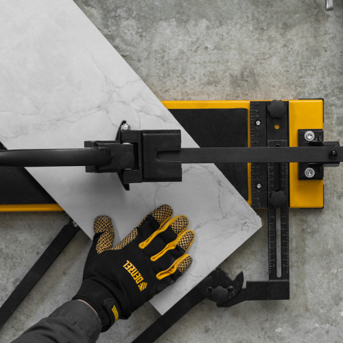 Плиткорез рельсовый 800х16мм, каретка на подш., стальная станина, усил. рукоятка-пенал Denzel по ценам производителя в Уфе с доставкой по всей России