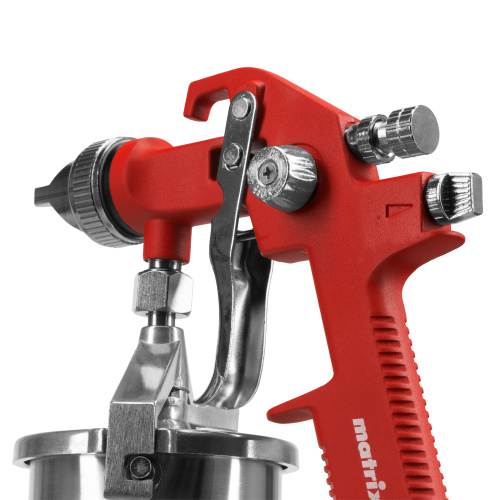 Краскораспылитель HVLP пневмат. с нижним бачком V= 1 л, сопло диаметром 1.4 мм Matrix по ценам производителя в Уфе с доставкой по всей России