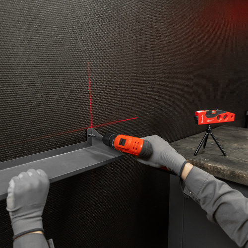 Лазерный уровень, 180 мм, 220 мм штатив, 4 глазка Matrix по ценам производителя в Уфе с доставкой по всей России