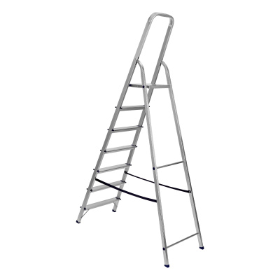 Стремянка, 7 ступеней, алюминиевая, Сибртех по ценам производителя в Уфе с доставкой по всей России