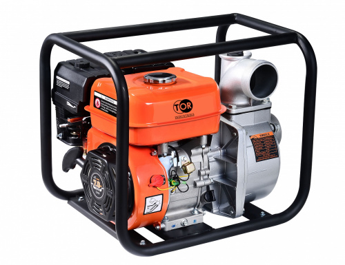 Мотопомпа бензиновая для грязной воды TOR KM80SP 50 м3/час купить в Москве с доставкой по всей России | ProtosMarket.ru