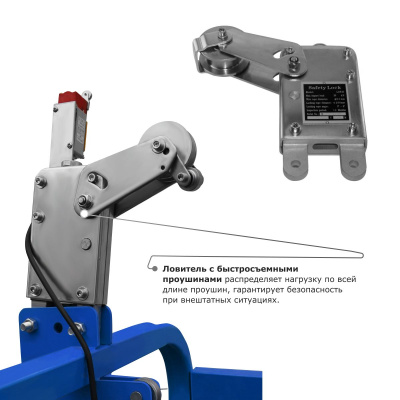 Строительная люлька ZLP-800 (длина платформы 7,5 м, длина троса 60 м) по ценам производителя в Уфе с доставкой по всей России