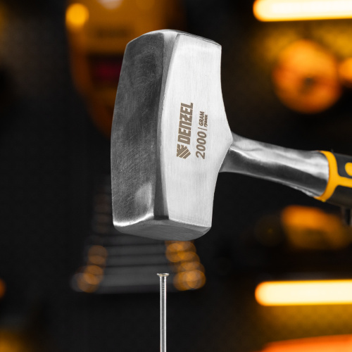 Кувалда 2 кг, цельнометаллическая, двухкомпонентная рукоятка Denzel по ценам производителя в Уфе с доставкой по всей России