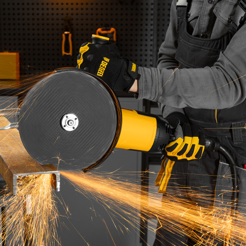 Машина шлифовальная угловая AG230-2400, 2400 Вт, 230 мм, 6000 об/мин Denzel по ценам производителя в Уфе с доставкой по всей России