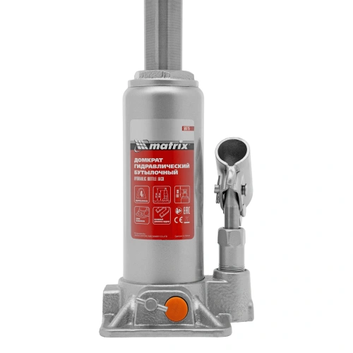 Домкрат гидравлический бутылочный, 4 т, h подъема 194-372 мм, в пластиковом кейсе Matrix по ценам производителя в Уфе с доставкой по всей России