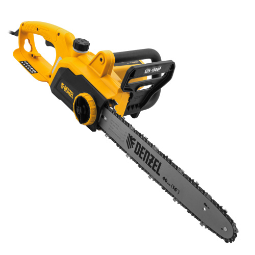 Пила цепная электрическая EDS-1800P, 1.8 кВт,поперечная, шина 40 см, шаг 3/8, паз 1.3 мм, 57 звеньев Denzel по ценам производителя в Уфе с доставкой по всей России