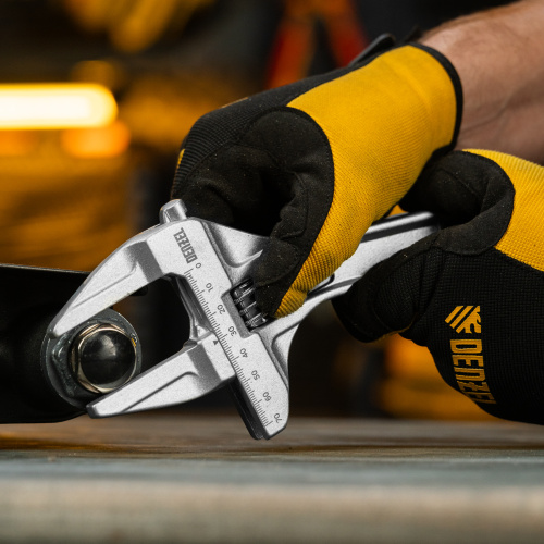 Ключ разводной 205 мм, алюминиевый Denzel по ценам производителя в Уфе с доставкой по всей России