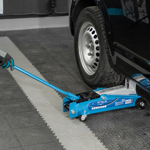 Домкрат гидравлический подкатной, высокий подъем, 3т, SUV, 190-535 мм, в кейсе Stels по ценам производителя в Уфе с доставкой по всей России