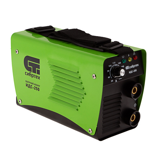 Аппарат инверторный дуговой сварки ИДС-250, 250 А, ПВ 80%, диаметр электрода 1.6-5 мм Сибртех по ценам производителя в Уфе с доставкой по всей России