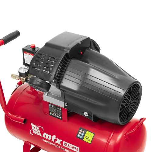 Компрессор воздушный КК-2200/50, 2,2 кВт, 350 л/мин, 50 л, прямой привод, масляный MTX по ценам производителя в Уфе с доставкой по всей России