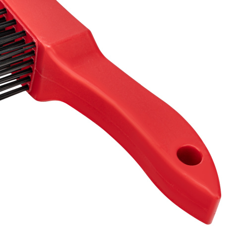 Щетка зачистная шестирядная, закаленная прямая проволока с пластиковой ручкой Matrix по ценам производителя в Уфе с доставкой по всей России