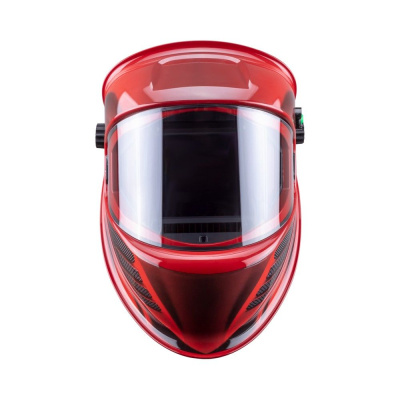 Маска сварщика КОРУНД МЕГА "красная" (ф-р MEGA LED) в коробке по ценам производителя в Уфе с доставкой по всей России