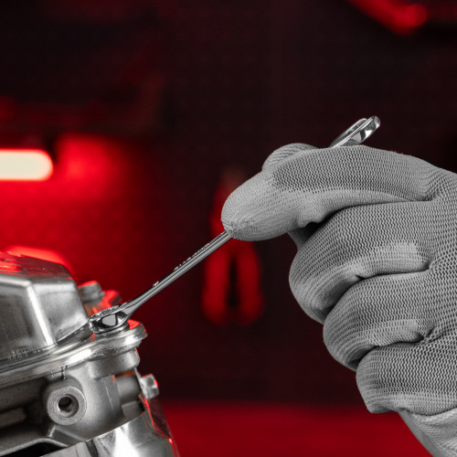 Ключ комбинированный, 9 мм, CrV, полированный хром Matrix по ценам производителя в Уфе с доставкой по всей России