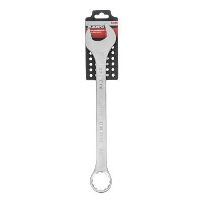 Ключ комбинированный, 32 мм, CrV, матовый хром Matrix по ценам производителя в Уфе с доставкой по всей России