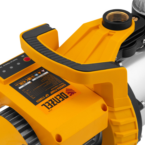 Садовый поверхностный насос GP1100SS, 1100 Вт, 4000 л/ч, подъем 45 м, пластик Denzel по ценам производителя в Уфе с доставкой по всей России