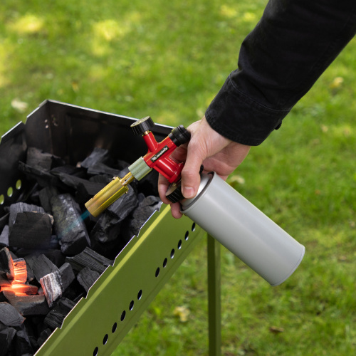 Профессиональная горелка на газовый баллон, пьезоподжиг, металлический корпус Matrix по ценам производителя в Уфе с доставкой по всей России