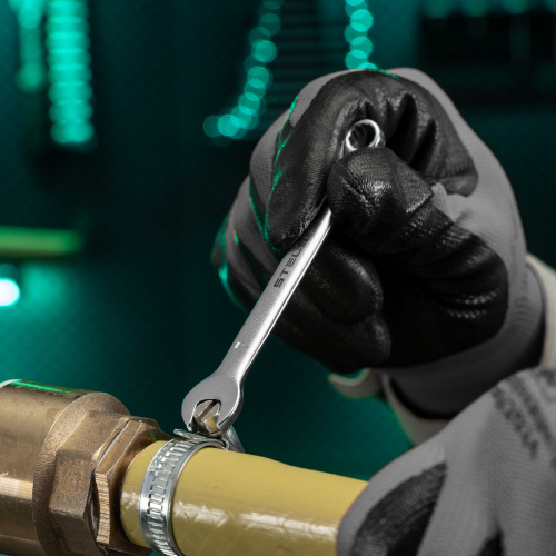 Ключ комбинированный, 7 мм, CrV, матовый хром Stels по ценам производителя в Уфе с доставкой по всей России