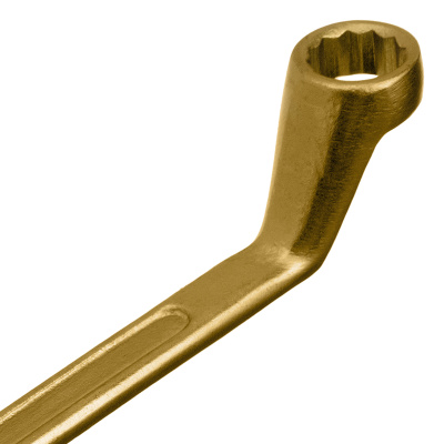 Ключ накидной, 13 х 17 мм, желтый цинк Сибртех по ценам производителя в Уфе с доставкой по всей России