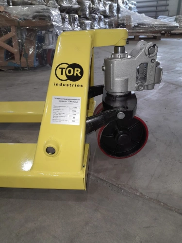 Тележка гидравлическая 2500 кг 1150 мм полиуретановые колеса TOR AC (серия J) по ценам производителя в Уфе с доставкой по всей России