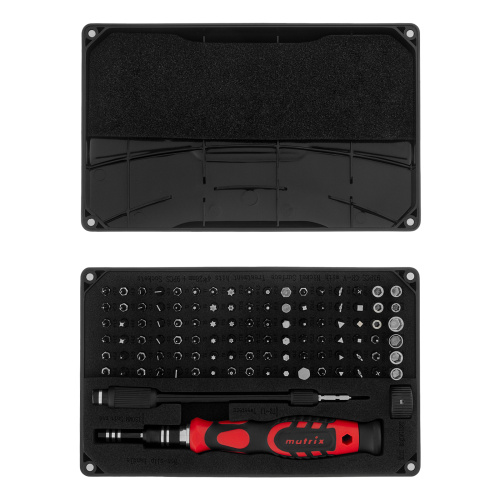 Набор для точных работ 107 в 1, универсальный, сталь CrV Matrix по ценам производителя в Уфе с доставкой по всей России