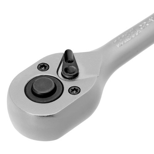 Ключ-трещотка 1/4", 90 зубьев, с быстрым сбросом, CrV Denzel по ценам производителя в Уфе с доставкой по всей России