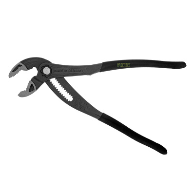 Клещи переставные, кнопочный механизм, обливные рукоятки, 300 мм Denzel по ценам производителя в Уфе с доставкой по всей России