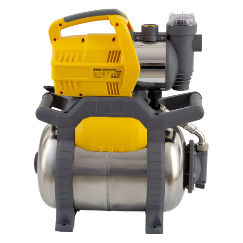 Насосная станция PSХ950X, Х-Pro, 950 Вт, 3300 л/ч, ресивер 24 л, подъем 38 м, нержавейка Denzel по ценам производителя в Уфе с доставкой по всей России