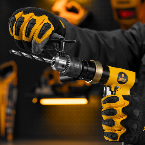 Пневматическая дрель PD500, 500 об/мин, 114 л/мин, 13 мм Denzel по ценам производителя в Уфе с доставкой по всей России