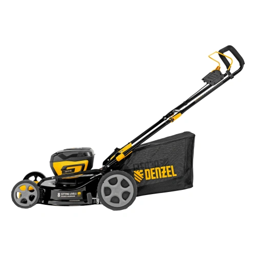 Газонокосилка аккумуляторная бесщет. DLM-460, 460 мм, травосб. 65 л., Li-Ion, 40 В Denzel по ценам производителя в Уфе с доставкой по всей России