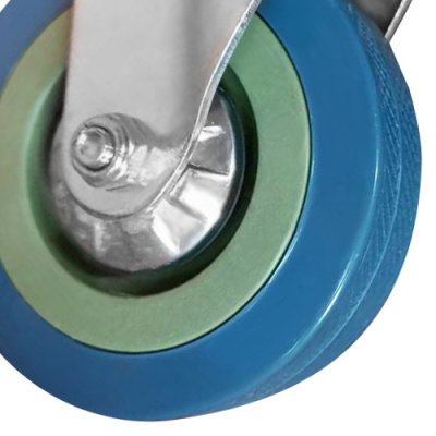 Аппаратная колесная опора с протектором на шинке SCtgb 93 PVC по ценам производителя в Уфе с доставкой по всей России