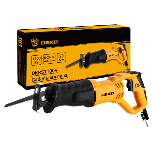 Сабельная пила DEKO DKRS1100V, 1100Вт по ценам производителя в Уфе с доставкой по всей России