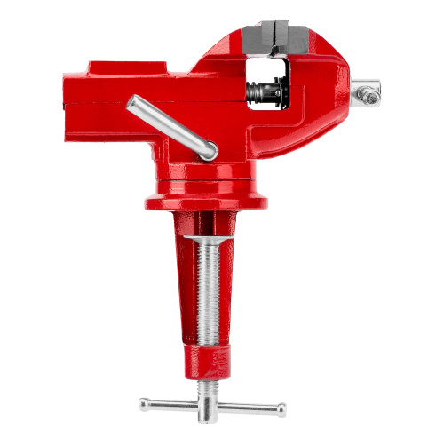 Тиски слесарные, 80 мм, настольные, поворотные, c наковальней MTX по ценам производителя в Уфе с доставкой по всей России