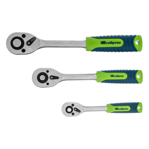 Набор инструментов, 1/2", 3/8", 1/4", пластиковый кейс 215 предм. Сибртех по ценам производителя в Уфе с доставкой по всей России