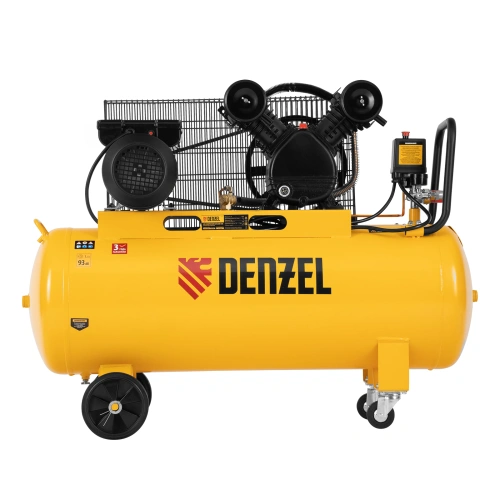 Компрессор воздушный BCV2200/100, ременный привод, 2.2 кВт, 100 литров, 370 л/мин Denzel купить в Москве с доставкой по всей России | ProtosMarket.ru
