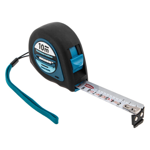 Рулетка "Ergonomisch",10 м x 25 мм,магнитный обрезиненный зацеп Gross по ценам производителя в Уфе с доставкой по всей России