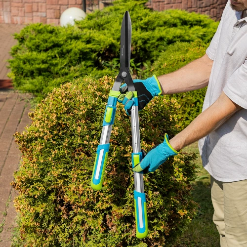 Кусторез, 640 - 820 мм, телескопические алюминиевые рукоятки, Luxe, Palisad по ценам производителя в Уфе с доставкой по всей России