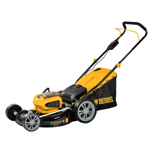 Газонокосилка аккумуляторная бесщеточная RLM450-36, Li-ion, 36 В, 4 Ач, 450 мм, травосборник 40 л Denzel по ценам производителя в Уфе с доставкой по всей России