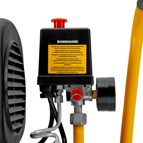 Компрессор воздушный DLC1300/24 безмасляный 1.3 кВт, 24 литра, 206 л/мин Denzel по ценам производителя в Уфе с доставкой по всей России