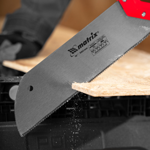 Пила для фанеры с запилом, 330 мм, двухкомпонентная рукоятка Matrix по ценам производителя в Уфе с доставкой по всей России